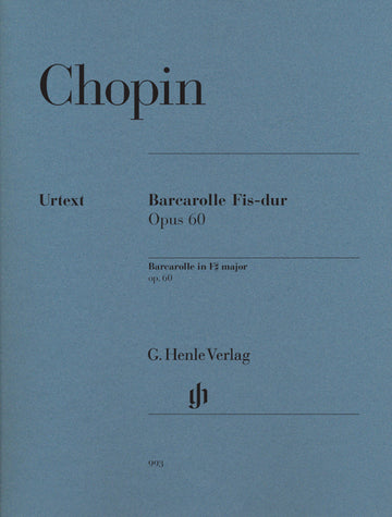 Chopin F. - Barcarole Op. 60 - Klavier
